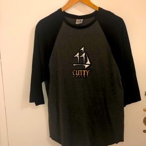 Cutty Whisky L baseball shirt.